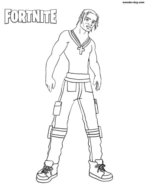 Coloring Pages Travis Scott Download Or Print For Free