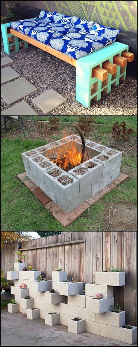 Simply choose the perfect spot in your yard, make a circle using landscaping stones and build up from there, like the blocks we played with as. More ideas below: DIY Square Round cinder block fire pit How To Make Ideas Simple Easy Backyards ...