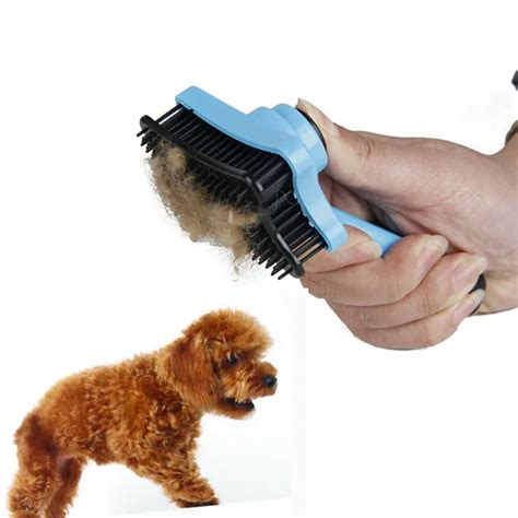 Pet Dog Hair Brush Fur Shedding Dog Grooming Tool Dog Hair Trimmer Pet