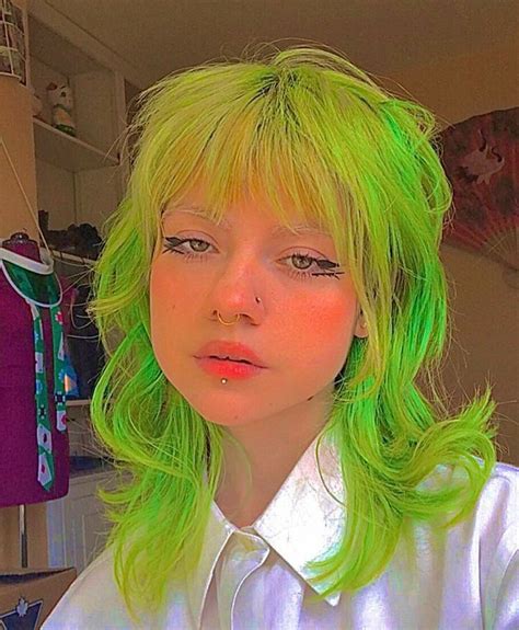 Indie Hairstyles Dyed Igirl Necklace Indie Hair Indie Makeup