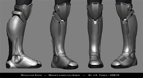 Masons Lower Leg Armor 01 By Etherealproject On Deviantart