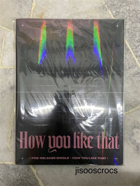 Wts Unsealed Blackpink How You Like That Special Edition Album