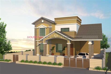 4 Bhk Single Floor Kerala House Plans