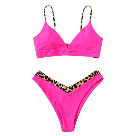2pcs Sexy Women Summer Swimwear Bikini Set Bra Tie Side G String Thong Beach Triangle Suit