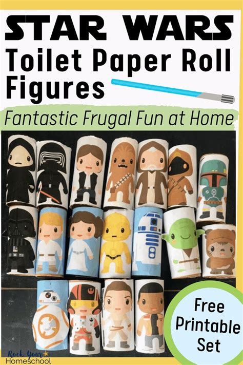 Star Wars Toilet Paper Roll Figures For Easy And Creative Fun Free In Star Wars