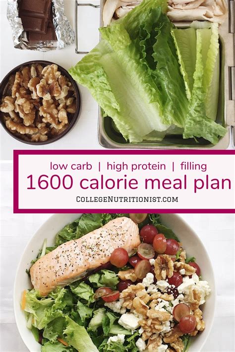 1600 Calorie High Protein Low Carb Meal Plan With Chocolate For Lunch
