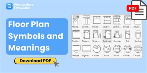 Floor Plan Symbols And Meanings Edrawmax Online Floor Plan Symbols
