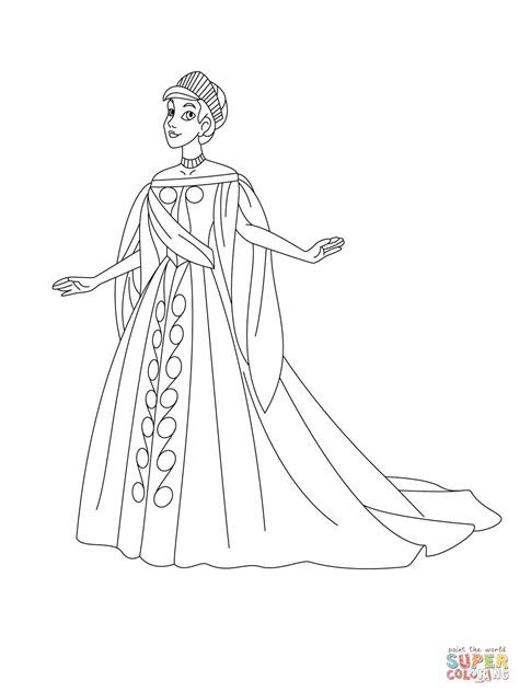 anastasia coloring pages    print