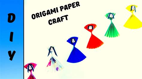 Origami Paper Craft Easy How To Make Origami Paper Doll 3d Origami
