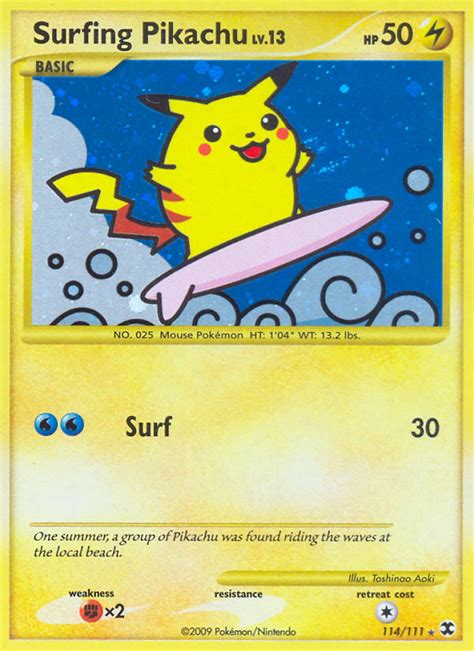 More images for how much is a pikachu illustrator card worth » Surfing Pikachu Rising Rivals Card Price How much it's ...