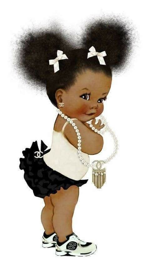 Afro Puff Baby Girl Art Art Girl Afrique Art African Babies