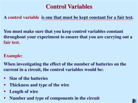 Definition Of Controlled Variables Definition Ghw