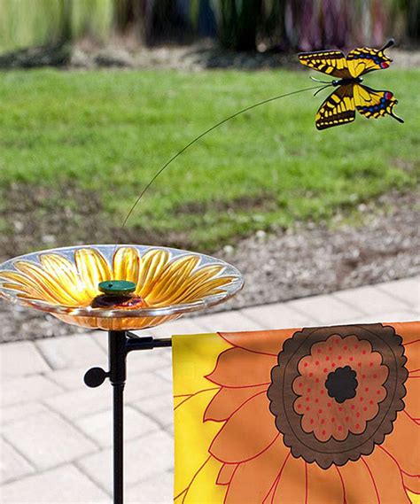 Another Great Find On Zulily Solar Garden Flag Stand And Butterfly