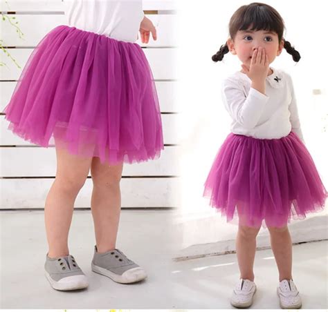 Baby Girl Skirt Princess Soild Colors Tutu Skirts Pettiskirt For Kids