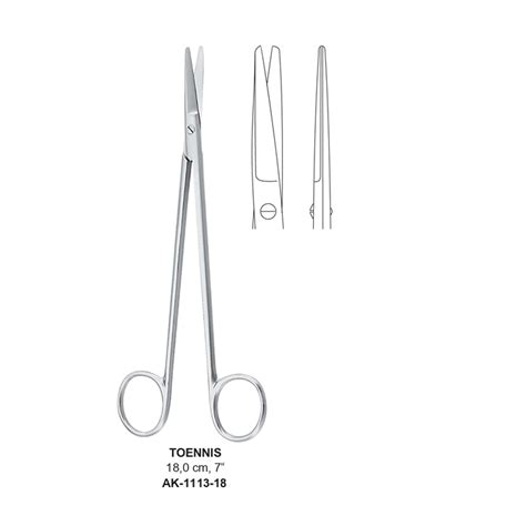 Toennis Surgical Scissors - Akhyar Surgical