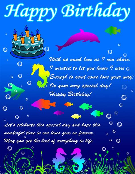 Happy Birthday Greeting Card Messages
