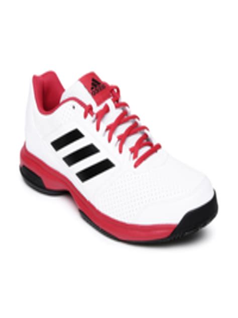 Buy Adidas Men White Adizero Attack Tennis Shoes Sports Shoes For Men