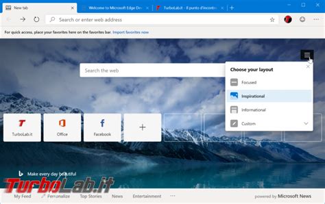 Disponibile Ora Microsoft Edge Basato Su Chromium Preview Turbolabit