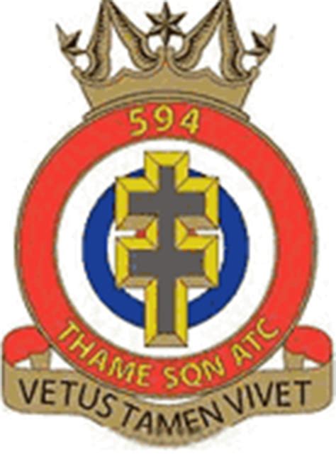 594 Thame Squadron Air Training Corps Badge 2410 Didcot Squadron