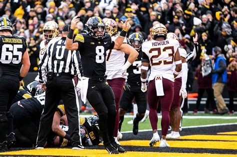 Iowa Football Releases Depth Chart For Illinois Black Heart Gold Pants
