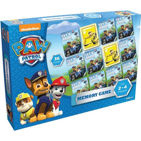 Paw Patrol Memory Game Woolworths