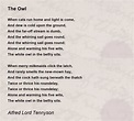 The Owl Poem by Alfred Lord Tennyson - Poem Hunter