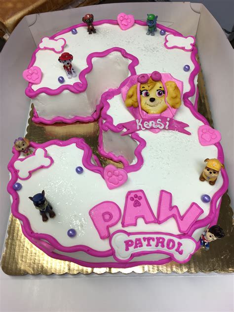 Skye Paw Patrol Birthday Cake Dikikorea