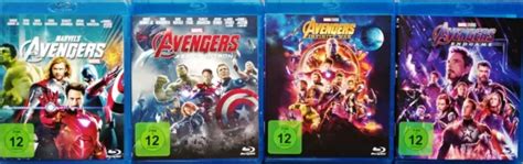 The Avengers 1 4 Blu Ray Avenger Age Of Ultron Infinity War Endgame