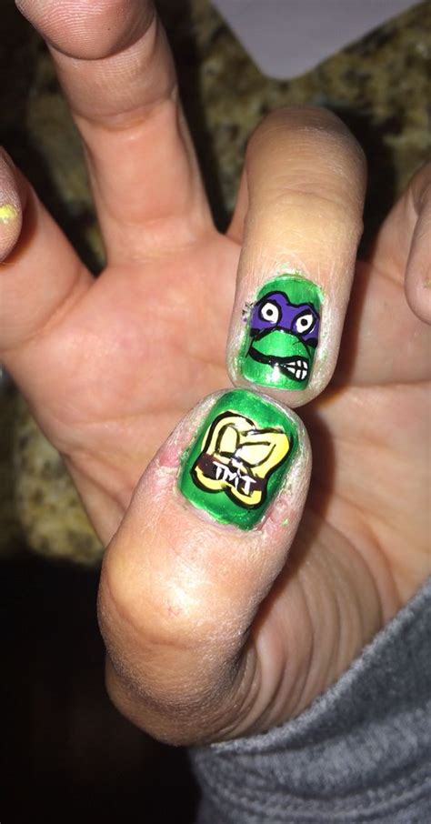 Ninja Turtle Nails Ninja Turtle Nails Ninja Turtles Turquoise Ring