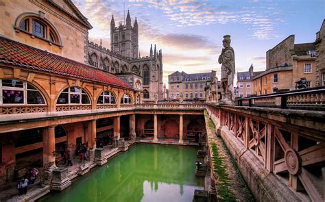 The Roman Baths Bath Somerset England By Joe Daniel Price
