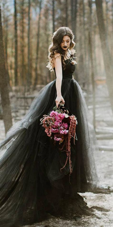Beautiful Black Wedding Dresses That Will Strike Your Fancy Wedding Dresses Guide