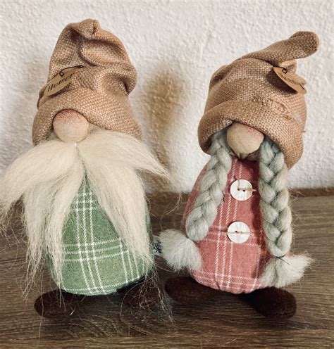 Set Of Gnomes Gnome Couple Etsy