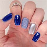 Pictures of Blue And Silver Nails