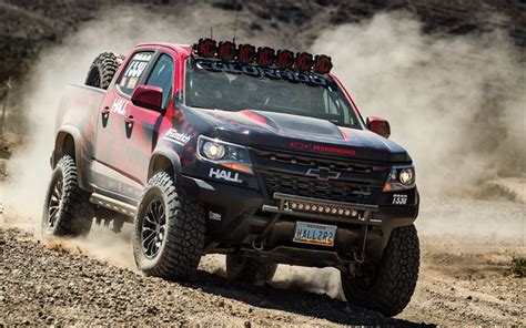 Download Wallpapers Chevrolet Colorado Zr2 Offroad 2018 Cars Pickup