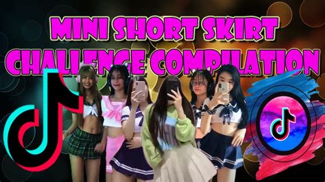 tik tok mini short skirt challenge youtube