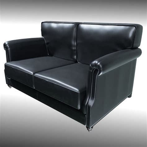 Look for furniture and accessories that combine these materials in unique ways. 2 seat Sofa - Industrial Style 3D model low-poly