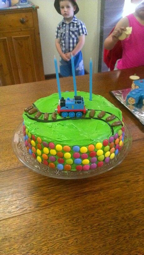Easy Train Or Thomas Birthday Cake Use Liquorice Or Icing Gel For