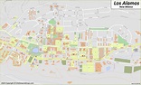 Los Alamos Downtown Map - Ontheworldmap.com