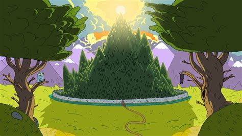 Cartoon Forest Adventure Time Wallpaper Hd Cartoon