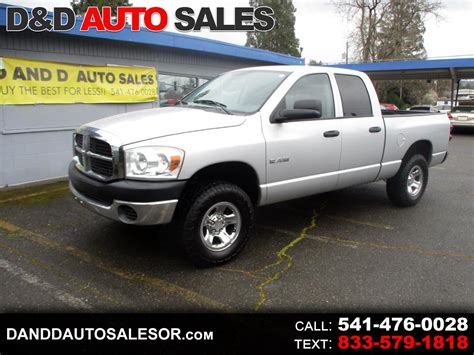 Used 2008 Dodge Ram 1500 Slt Quad Cab 4wd For Sale In Grants Pass Or