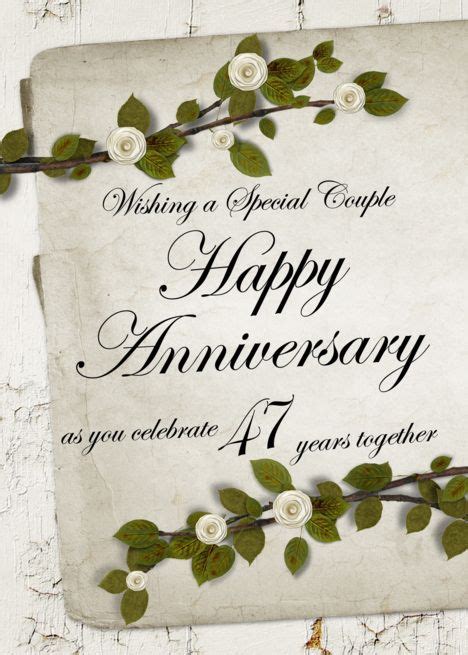 Happy 47th Wedding Anniversary Quotes Shortquotescc