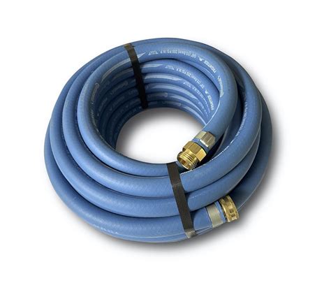 25 X 58 Continental Blue Rubber Water Hose With Swivtech Swivel