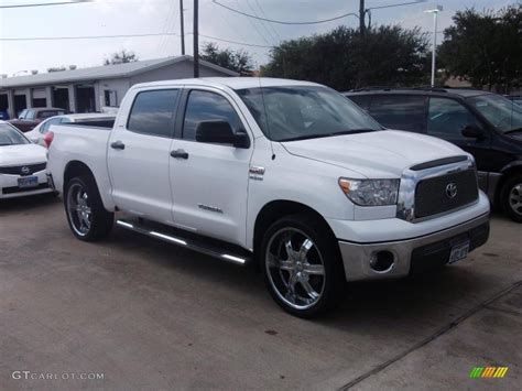 Search all used 2008 toyota tundras. Super White 2008 Toyota Tundra Texas Edition CrewMax Exterior Photo #38780100 | GTCarLot.com