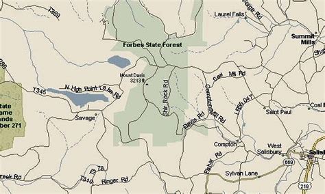Map Of The Local Roads To The Highpoint Of Pennsylvania Photos