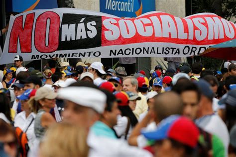 Hundreds Of Thousands Protest Venezuelas Socialist Regime On May Day