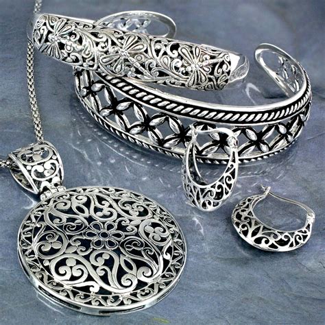 Sterling Silver Dragonfly Filigree Cuff Bracelet Bracelets For Women Jewelry