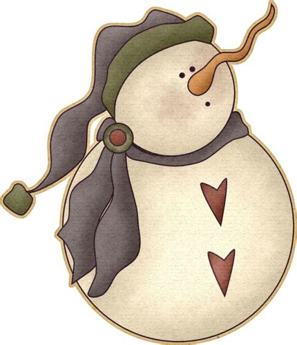 Primitive Snowman Clipart 10 Free Cliparts Download Images On