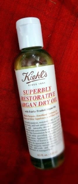 Kiehls Superbly Restorative Argan Dry Oil Review
