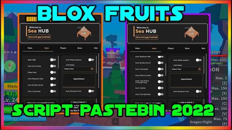 Blox Fruits Script Pastebin 2022 Update 17 Part 3 Auto Farm Godhuman