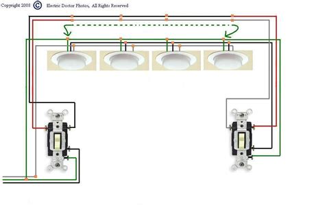 3 Way Wiring Diagram Multiple Lights How To Wire A 3 Way Light Switch